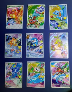 Jolie Lot De 9 Carte Pokemon Ar Premiere Partenaire Serie 1 - Image 2
