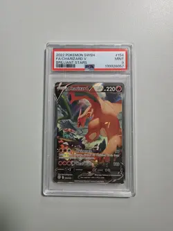Pokemon Charizard Glurak V #154 154/172 Brilliant Stars English Alt Art PSA 9 - Image 1