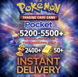 DM Seller Pokemon TCG Pocket Account with 5200-5500+ Hourglass | God Pack Chance - Image 1