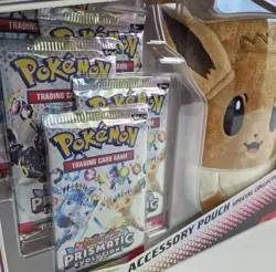 4x Pokemon Prismatic Evolutions Accessory Pouch Special Collection Engl. Neu OVP - Image 2