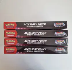 4x Pokemon Prismatic Evolutions Accessory Pouch Special Collection Engl. Neu OVP - Image 5