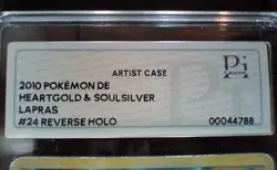 Pokemon 🔥 HeartGold SoulSilver Lapras 24/123 Reverse Holo PI Case 🔥 no PSA - Image 2