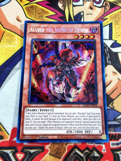 Aluber the Jester of Despia ra02-en016 (NM+) Secret Rare Yu-Gi-Oh! - Image 1
