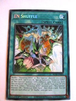 Yugioh! EN Shuffle BLCR-EN008 Secret Rare 1st Ed Near Mint!! - Image 1