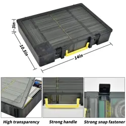 Trading Card Storage Box 2300+ Card Case Holder Organizer for TCG Yugioh Pokemon - Image 3