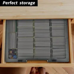 Trading Card Storage Box 2300+ Card Case Holder Organizer for TCG Yugioh Pokemon - Image 5