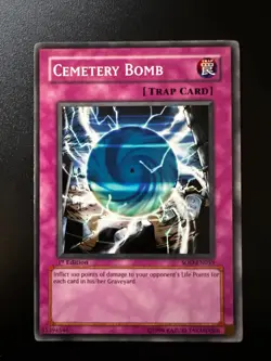 Cemetary Bomb SOD-EN059 Common 1st Edition Near Mint Yugioh - Image 1