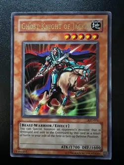 Ghost Knight of Jackal AST-071 Ultra Rare Unlimited Moderately Played Yugioh - Image 1