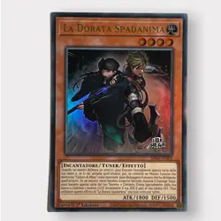 Yu-Gi-Oh! Ultra Rare Ita 1st Ed Sdaz-it003 The Golden Spadanima - Image 1