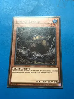 YUGIOH Super Rare Nimble Beaver OP20-EN006 - Image 1