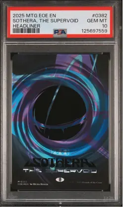 Sothera, the Supervoid (Singularity Foil) Edge of Eternities Foil PSA 10 - Image 1