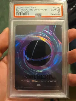 Sothera, the Supervoid (Singularity Foil) Edge of Eternities Foil PSA 10 - Image 3