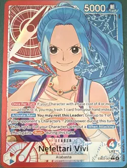 Bandai One Piece Nefeltari Vivi EB03-001 Alt Art Leader ⭐⭐⭐⭐⭐ - Image 1