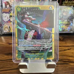 Bandai One Piece CCG Dracule Mihawk OP01-119 SR Alt Art Holo 10000 EN - Image 1