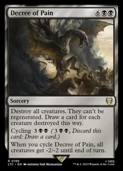 NM Decree of Pain, MTG, Lord of the Rings, Magic the Gathering, 199 - Image 1
