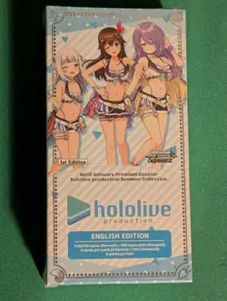 Weiss Schwarz Hololive Production Summer Collection Premium Booster Box English - Image 1