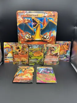 Pokemon TCG Charizard Card Lot 8 of Cards EX, GX, V from 2014-2026 - Image 1
