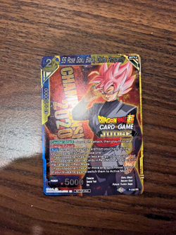 SS Rose Goku Black Divine Prosperity JUDGE STAMP Foil Dragon Ball Super Card NM - Image 1