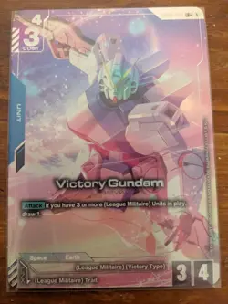 Gundam Card Game- Victory Gundam (LR+) - Phantom Aria (GD04) English NM - Image 1