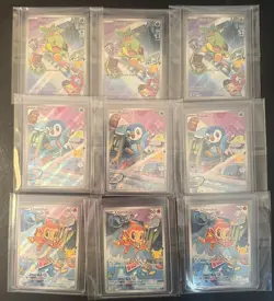 Pokemon TCG First Partner Illustration Collection 27x card lot (2 complete sets) - Image 2