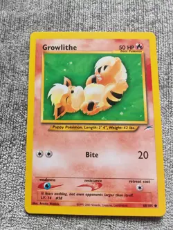GROWLITHE - #68/105 - Neo Destiny - Common - Pokemon Card - NM/LP WOTC Vintage - Image 1