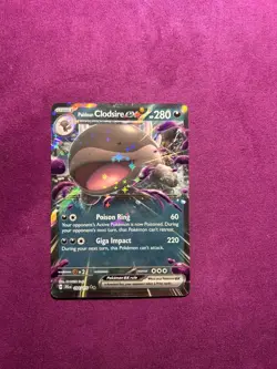 Pokemon TCG Paldean Clodsire Ex 094/159 Double Rare Journey Together NM Card - Image 1