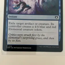 NMT MTG Resculpt Commander Masters Regular Blue Instant Card - Image 3