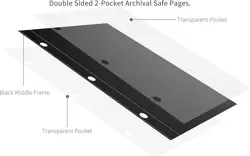 Jumbo Card Binder for Pokemon Jumbo Cards iofeiwak® Oversized 2 Pockets Card ... - Image 3