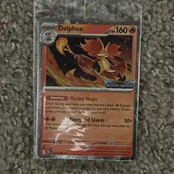 Delphox 013/086 Stamped Promo SEALED Chaos Rising Pokemon Card - Image 2