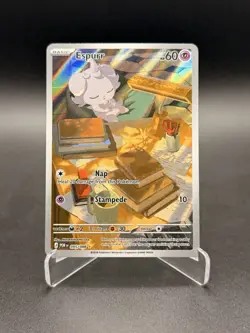 Espurr Illustration Rare Pokemon Trading Card Game ME03: Perfect Order 095/088 - Image 1