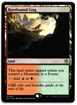 Rootbound Crag NM DRC MTG Commander: Aetherdrift - Image 1