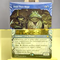 Dour Port-Mage (Showcase) Bloomburrow Regular - Image 1