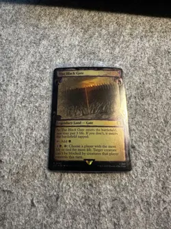 The Black Gate, LOTR Silver Foil, MTG, 490 NM - Image 1
