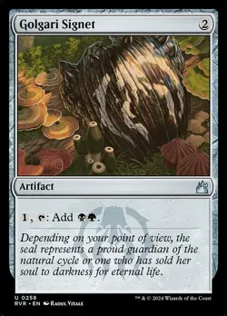 NM Golgari Signet, MTG, Ravnica Remastered, Magic the Gathering, 258 - Image 1