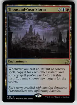 Thousand-Year Storm Foil R Foundations 248 NM - Image 1