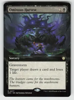 GGC-11 Ominous Harvest (Extended Art) 77 Commander: Secrets of Strixhaven NM - Image 1