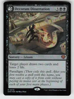 GGC-10 Foil Decorum Dissertation 78 Mythic Secrets of Strixhaven Near Mint - Image 1