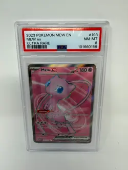 Pokemon Mew ex #193 Pokemon Scarlet & Violet 151 PSA 9 - Image 1