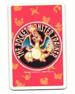 Cubone No. 104 8 Of Clubs 1996 Pocket Monster Poker Card Pokemon Japanese LP - Image 2