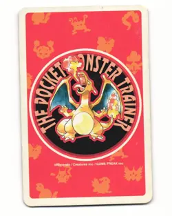 Raticate No. 020 3 Of Clubs 1996 Pocket Monster Poker Card Pokemon Japanese HP - Image 2
