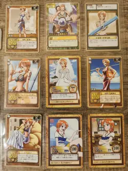 1999 Nami One Piece Carddass card game BANDAI Japanese vintage - Image 1
