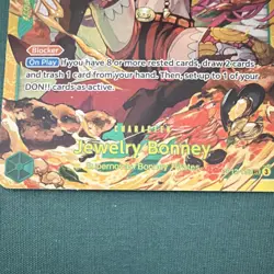 Bandai One Piece CCG Jewelry Bonney OP12-118 SEC Alt Art Holo EN 6000 - Image 2