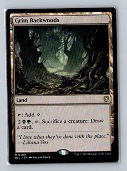1x Grim Backwoods (0309) - Bloomburrow Commander - BLC - MTG - NM - Image 1