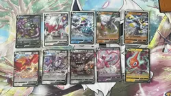 Lot Of 10 Pokemon Ultra Rare TCG V Cards C - Image 1