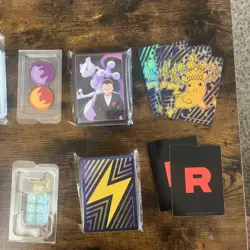 Pokemon Tcg Accessories Lot! Sleeves, Dice, Energy Packs, Coins, Brand New! - Image 3