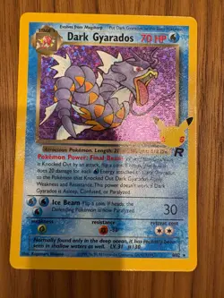 Dark Gyarados 8/82 Celebrations: Classic Collection Pokemon 25th Anniversary - Image 1