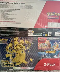 Pokemon Surging Sparks Elite Trainer Box/Booster Bundle Costco 2-Pack - Lot of 2 - Image 4