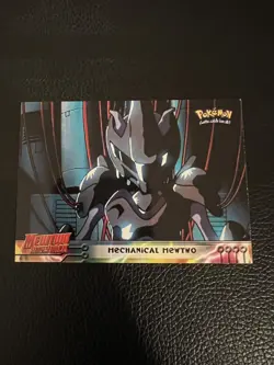 Pokemon TCG Mechanical Mewtwo Pokemon Topps Mewtwo Strikes Back Blue Label - Image 1
