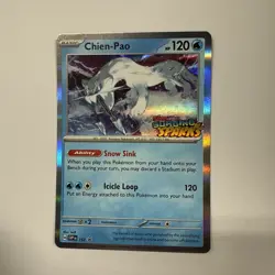 Pokemon TCG Chien-Pao SVP 152 Surging Sparks Pre-Release Promo NM/M - Image 1