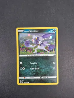 Hisuian Sneasel - 092/189 - Cosmos Holo - SWSH: Astral Radiance - Pokemon - NM - Image 1